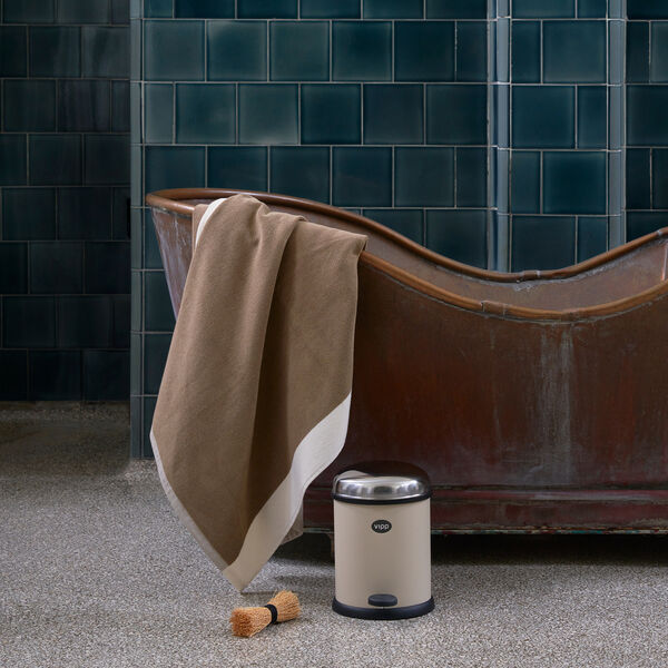 VIPP12 pedalbøtte, beige, Vipp