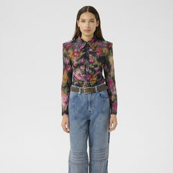 GZfadia P shirt, red faded flower, Gestuz