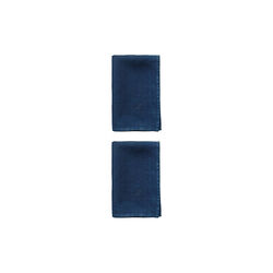 Plain linservietter, deep blue, Georg Jensen Damask