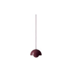 Flowerpot VP1, Dark Plum Flowerpot VP1, Dark Plum, &Tradition