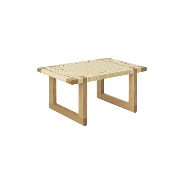 BM0488S Table Bench, oiled oak/rattan, Carl Hansen & S&oslash;n