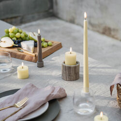 LED klassisk stearinlys 15 cm 2 pcs, sandstone, Uyuni Lighting