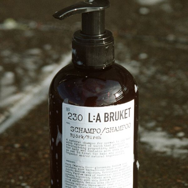 No. 230 shampoo, bj&oslash;rk, L:a Bruket