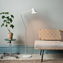 NJP gulvlampe, hvit, Louis Poulsen