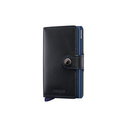 Miniwallet - Lommebok med kortholder, black/blue, Secrid