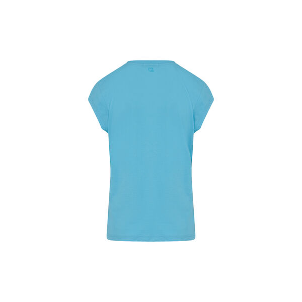 CC Heart Basic V-Neck T-shirt, aqua blue, Coster Copenhagen