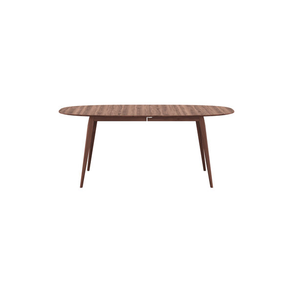PLAYdinner Lam&eacute; Dining Table with Extension, natural oiled walnut, Bruunmunch Furniture
