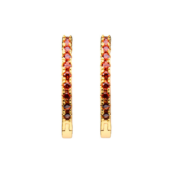 Emilia medium hoops, bordeaux, Emilia by Bon Dep