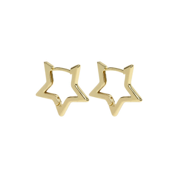 Winona - Star Hoop øreringer, gull, timi of Sweden