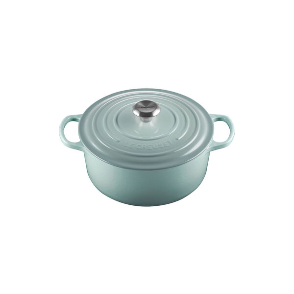 Signature rund gryte &Oslash; 26 cm, sea salt, Le Creuset