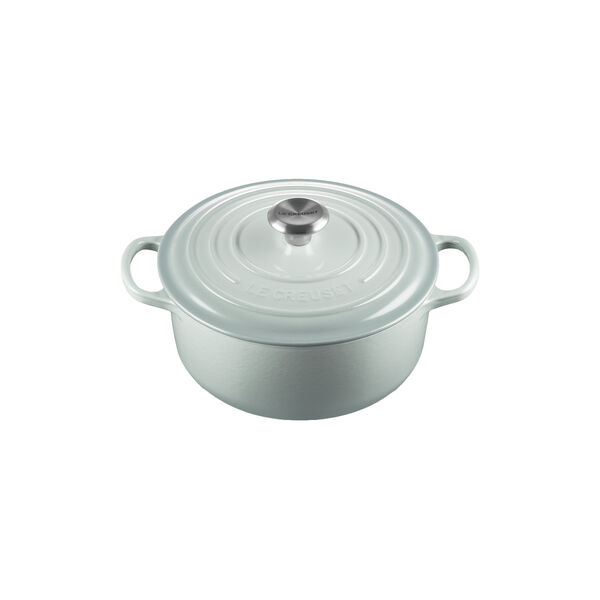 Signature st&oslash;pejern rund gryte &Oslash; 20 cm, havsalt, Le Creuset