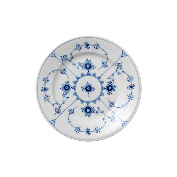 Musselmalt Riflet tallerken, Royal Copenhagen