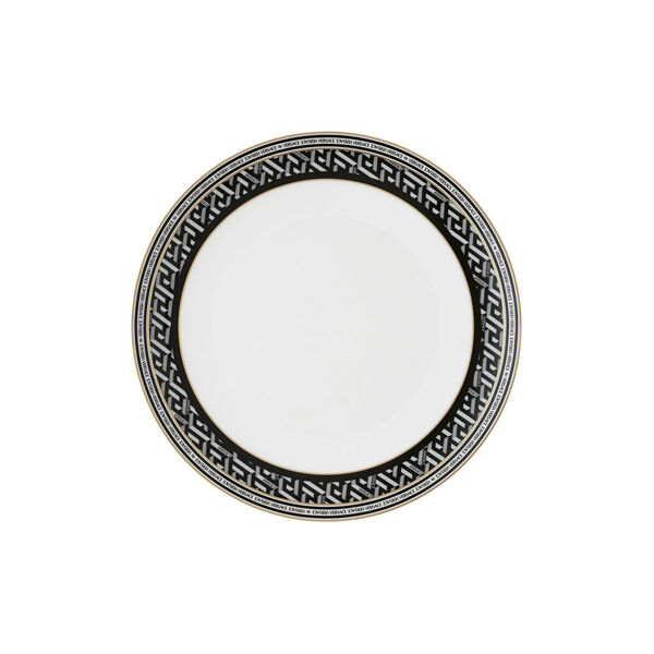 Plate 28 cm, signature black, Rosenthal x Versace