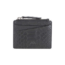 Frey Zip kortholder, snake black, Markberg