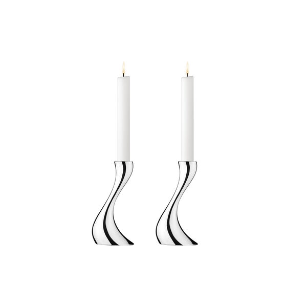 Cobra small lysestaker, 2 stk., Georg Jensen