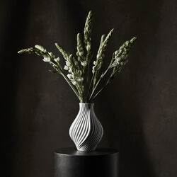 Twist Vase 18 cm, Lyngby Porcelæn