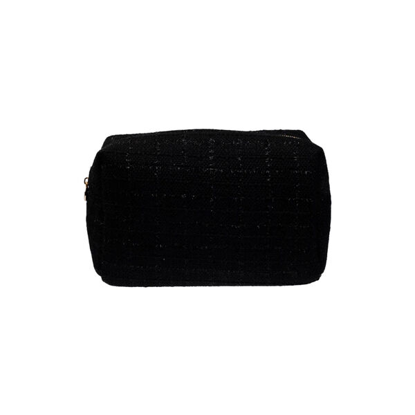 Tweed Make-Up Pouch Large, black, DARK department