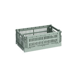HAY Colour Crate Small, sage green, HAY