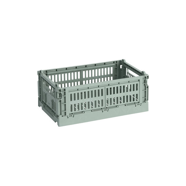 HAY Colour Crate Small, sage green, HAY