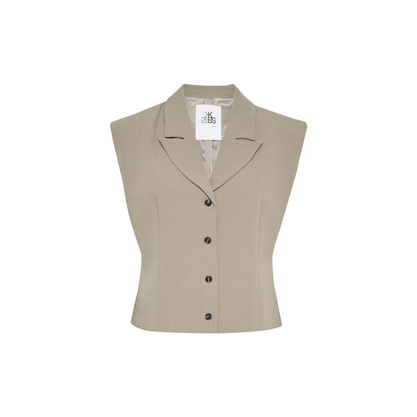 KBRo Revers Waistcoat, roasted cashew, Karen by Simonsen