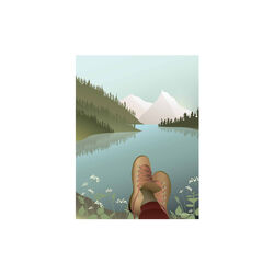 After the Hike plakat, 50x70 cm, ViSSEVASSE