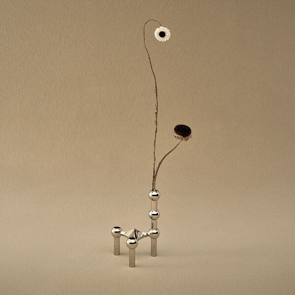 Stoff Nagel vase, krom, STOFF Nagel
