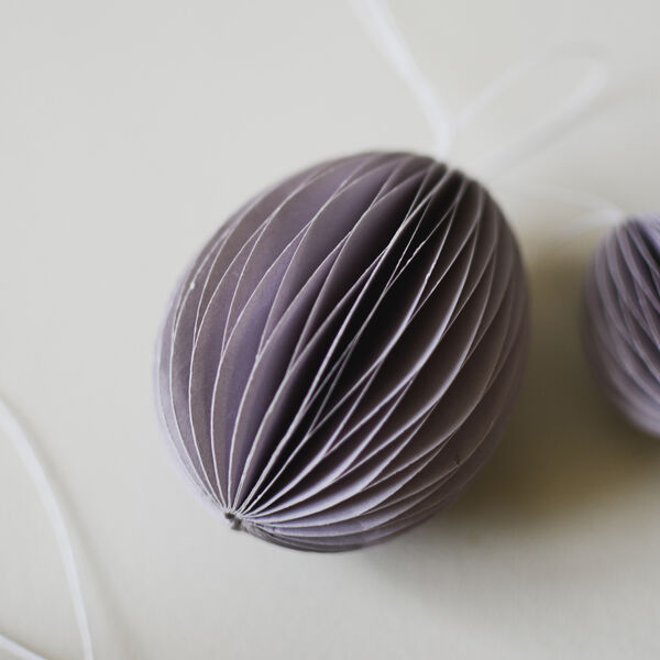 OVOID påskepynt large, purple, DBKD