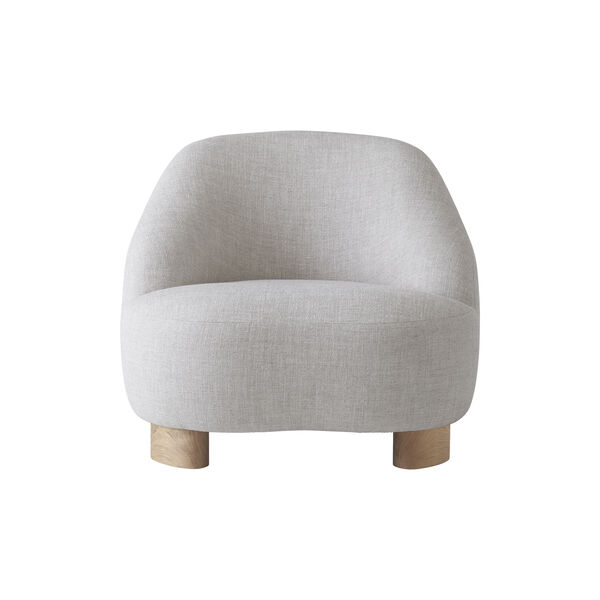 Margas loungestol LC1, off-white/eik, &Tradition