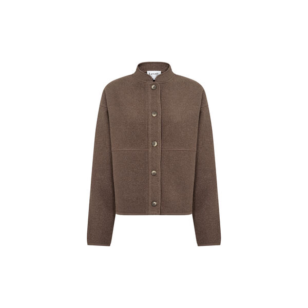 LR-SANNIE 1 Jacket, chocolate chip melange, Levet&eacute; Room