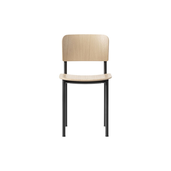 Plan Chair, lakkert eik/svart, Fredericia Furniture