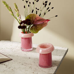Soma Vase, korall/fersken, Holmegaard
