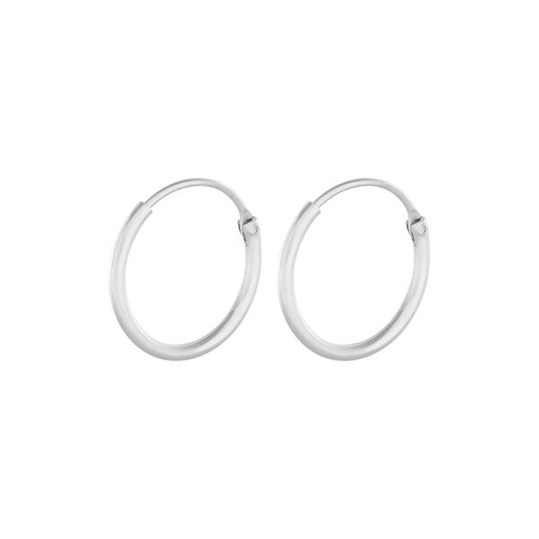 Tiny Plain hoop &oslash;reringer, s&oslash;lv, Pernille Corydon Jewellery