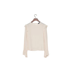 Carmen bluse, offwhite, Lexington