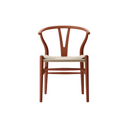 CH24 Y-stolen spisestuestol, soft terracotta, Carl Hansen & S&oslash;n