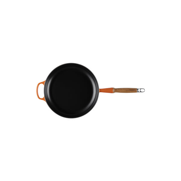 Signature st&oslash;pejern stekepanne med treh&aring;ndtak &Oslash; 28 cm, volcanic, Le Creuset