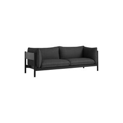 Arbour Eco 3 seter sofa, re-wool 198/black, HAY