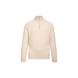 Edward Half-zip, cream melange, Urban Pioneers