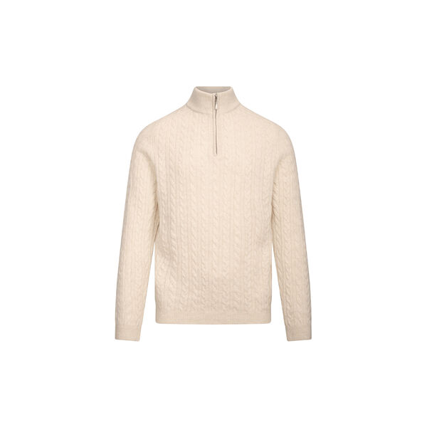 Edward Half-zip, cream melange, Urban Pioneers