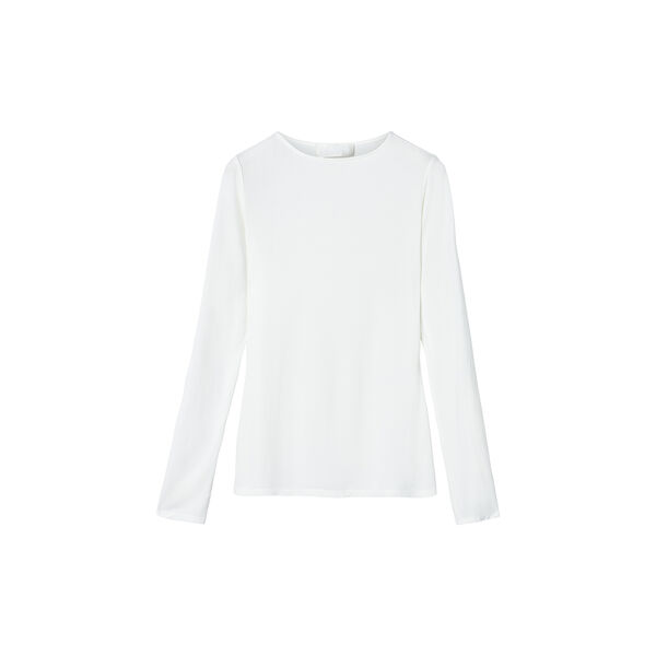 Modal Long Sleeve Top, off white, FWSS
