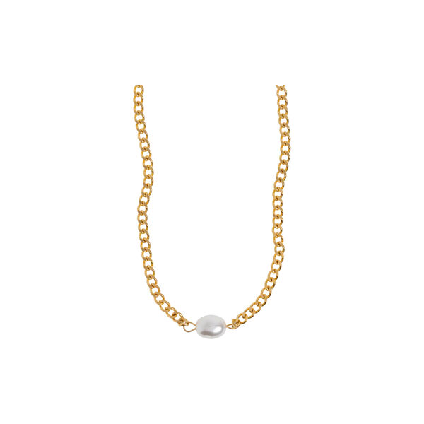 Estelle - perle kjede halskjede, gull, timi of Sweden