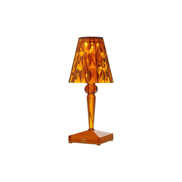 BATTERY bordlampe, amber, Kartell