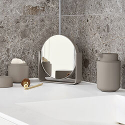 Bordspeil med 5x forstørrelse ume, taupe, Zone Denmark