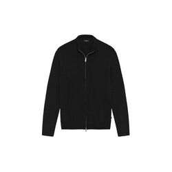 MAmason cabel Knit Cardigan, black, Matinique