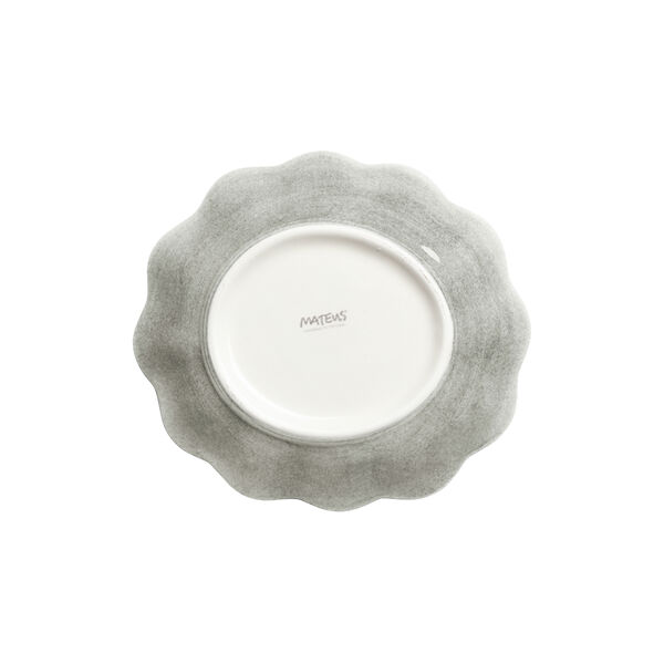 Oyster skål 18x16 cm, grey Oyster skål 18x16 cm, grey, Mateus