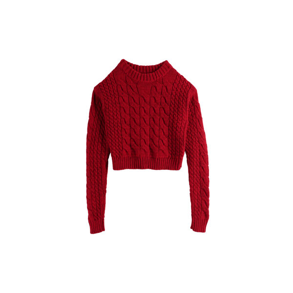 Blossom Tricot sweater, rød, ALOHAS