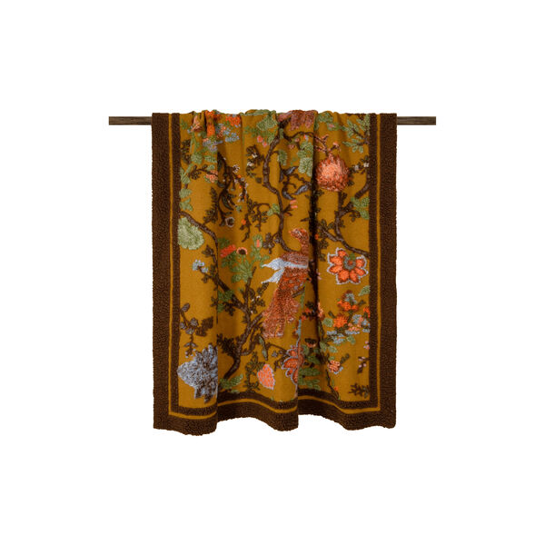 Paradisiaco pledd, mustard, Frati Home