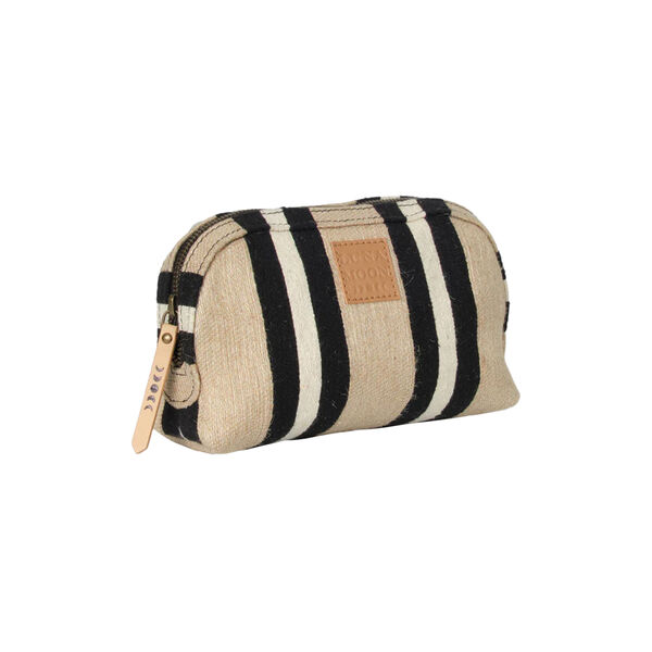 Svinkloev Cosmetic bag, jute - black, Luna Moon