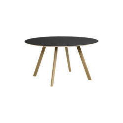 CPH25 spisebord, clear lacquer oak/black, HAY