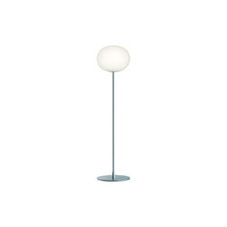 Glo-Ball F1 Floor Lamp, silver/opal, Flos