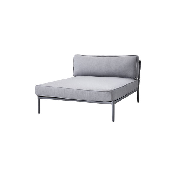 Conic daybed, light grey, Cane-line